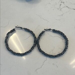 Twisted Hoop Earrings